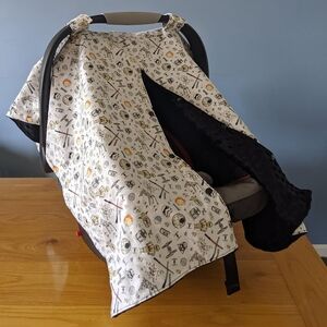 2 In 1 Carseat Canopy And Nursing Cover Up